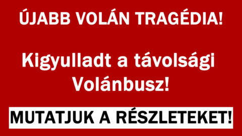 Kigyulladt a távolsági Volánbusz