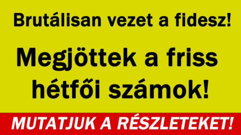 Megjöttek a friss hétfői számok!