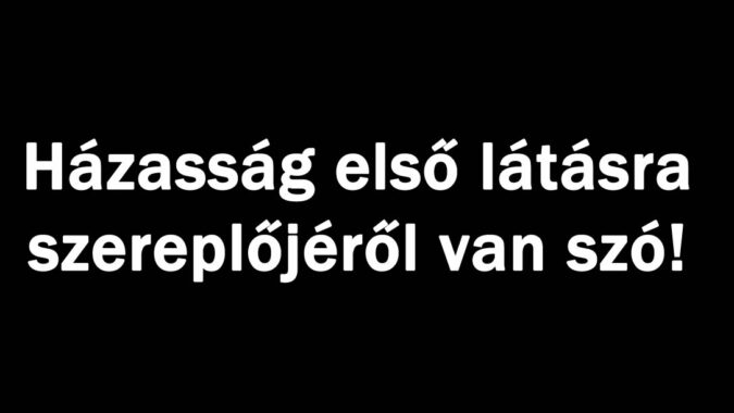 Házasság első látásra szereplőjéről van szó!