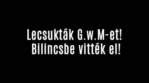 Lecsukták G.w.M-et! Bilincsbe vitték el!