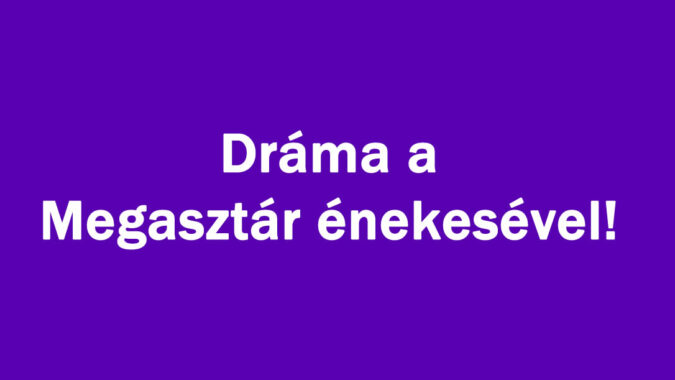 Dráma a Megasztár énekesével!