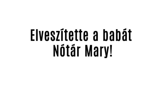 Elveszítette a babát Nótár Mary!