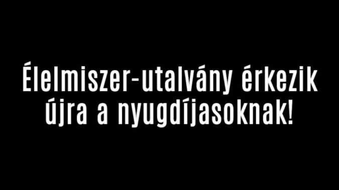Élelmiszer-utalvány érkezik újra a nyugdíjasoknak!