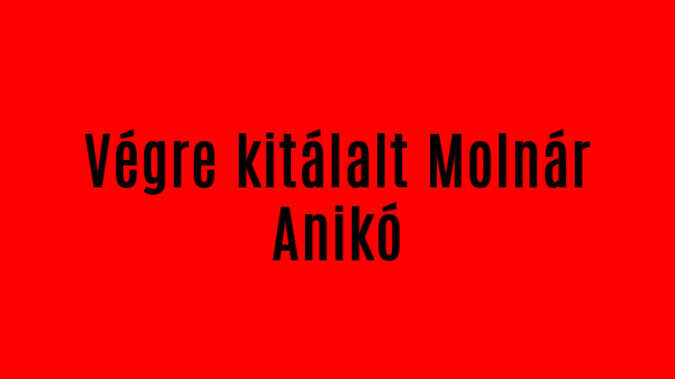 Végre kitálalt Molnár Anikó