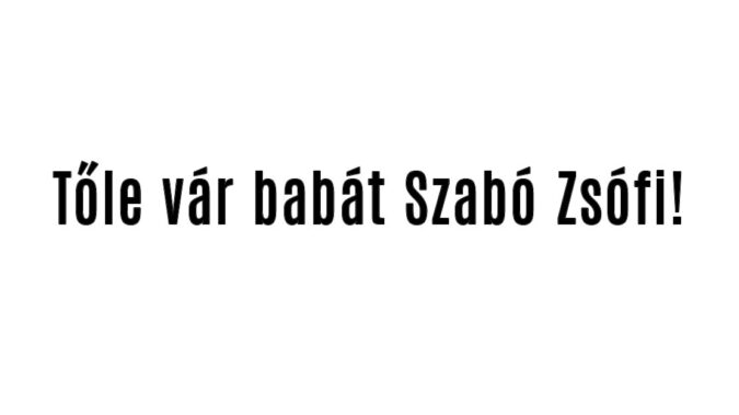 Tőle vár babát Szabó Zsófi!
