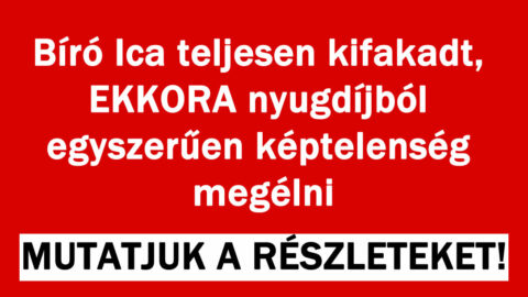 Bíró Ica teljesen kifakadt