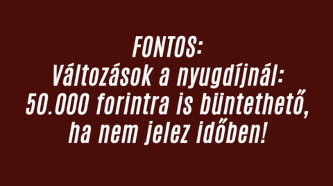 Változások a nyugdíjnál: Birságolják a nyugdíjasokat!