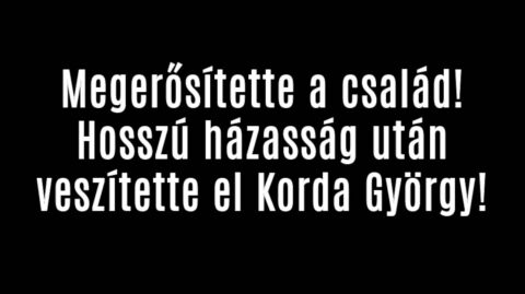 Elhunyt Korda György felesége!