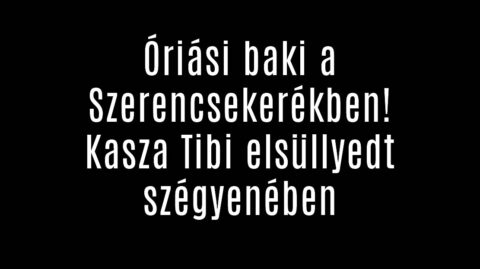 Óriási baki a Szerencsekerékben!