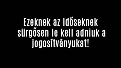 Ezeknek az időseknek sürgősen le kell adniuk a jogosítványukat!