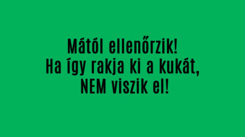 Mától ellenőrzik! Ha így rakja ki a kukát, NEM viszik el!