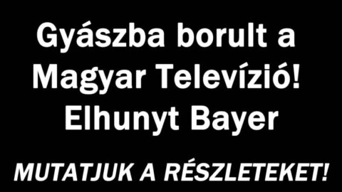 Gyászba borult a Magyar Televízió! Elhunyt Bayer