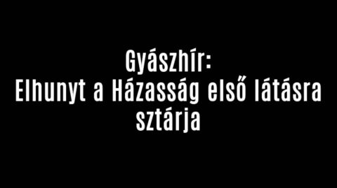 Elhunyt a Házasság első látásra sztárja