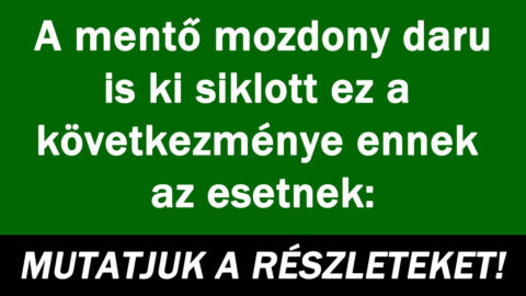 A mentő mozdony daru is ki siklott
