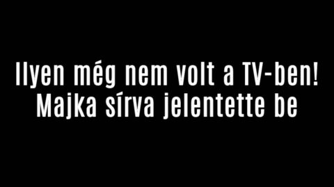 Majka sírva jelentette be