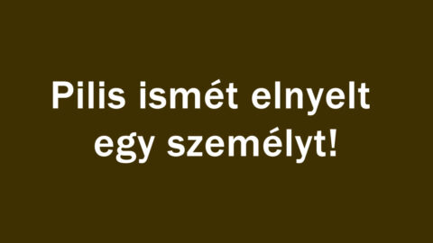 Pilis ismét elnyelt egy személyt!