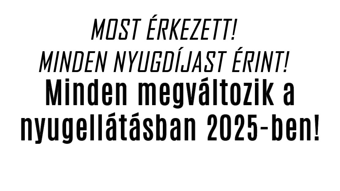 Minden megváltozik a nyugellátásban 2025-ben!