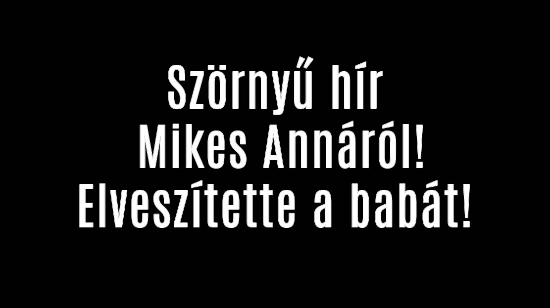 Szörnyű hír Mikes Annáról! Elveszítette a babát!