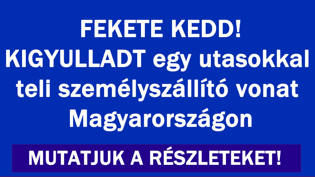 Dráma a személyszállító vonat-all!