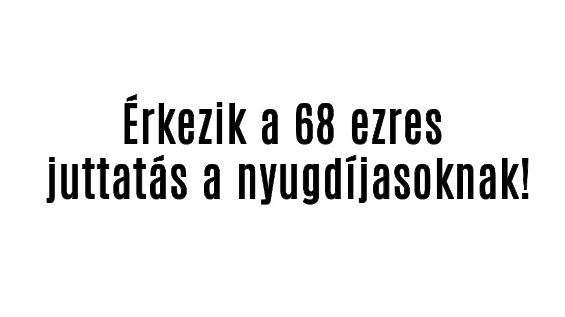 Érkezik a 68 ezres juttatás a nyugdíjasoknak!