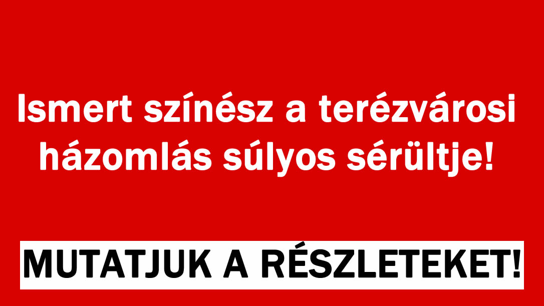 Ház omlott az ismert színészre!