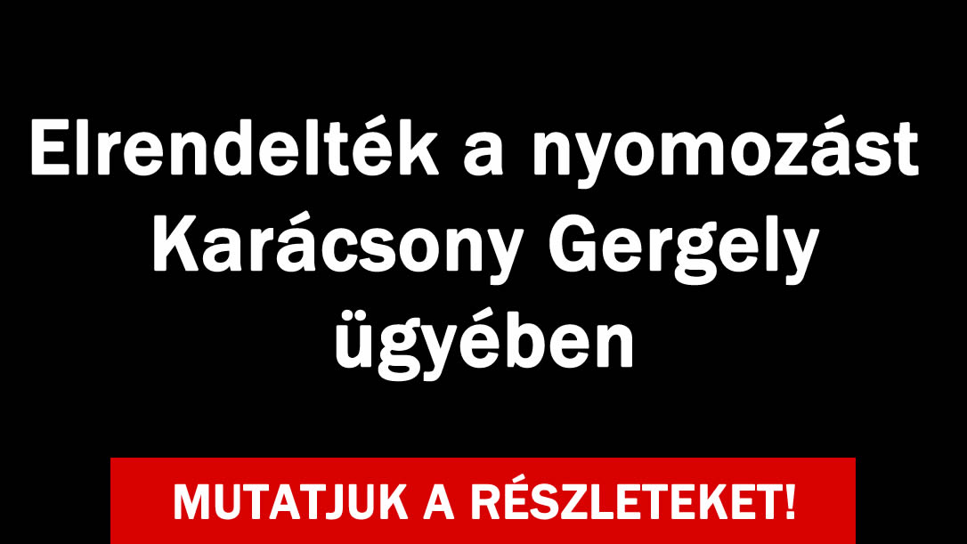 Elrendelték a nyomozást Karácsony Gergely ügyében